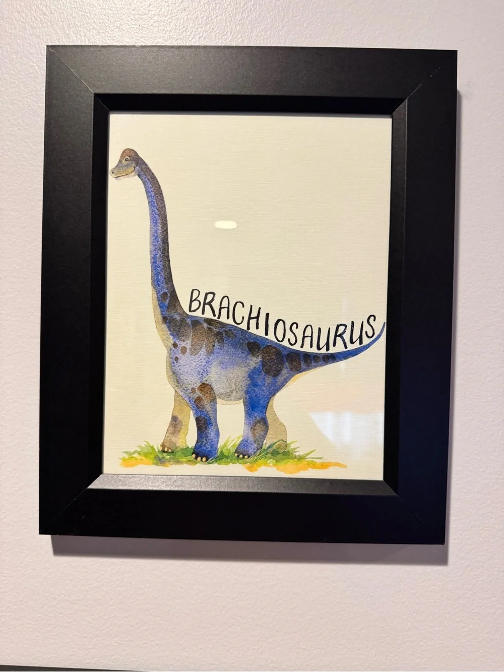 Set of 4 Framed Dinosaur Prints – Etsy | Kids Room/Nursery Decor